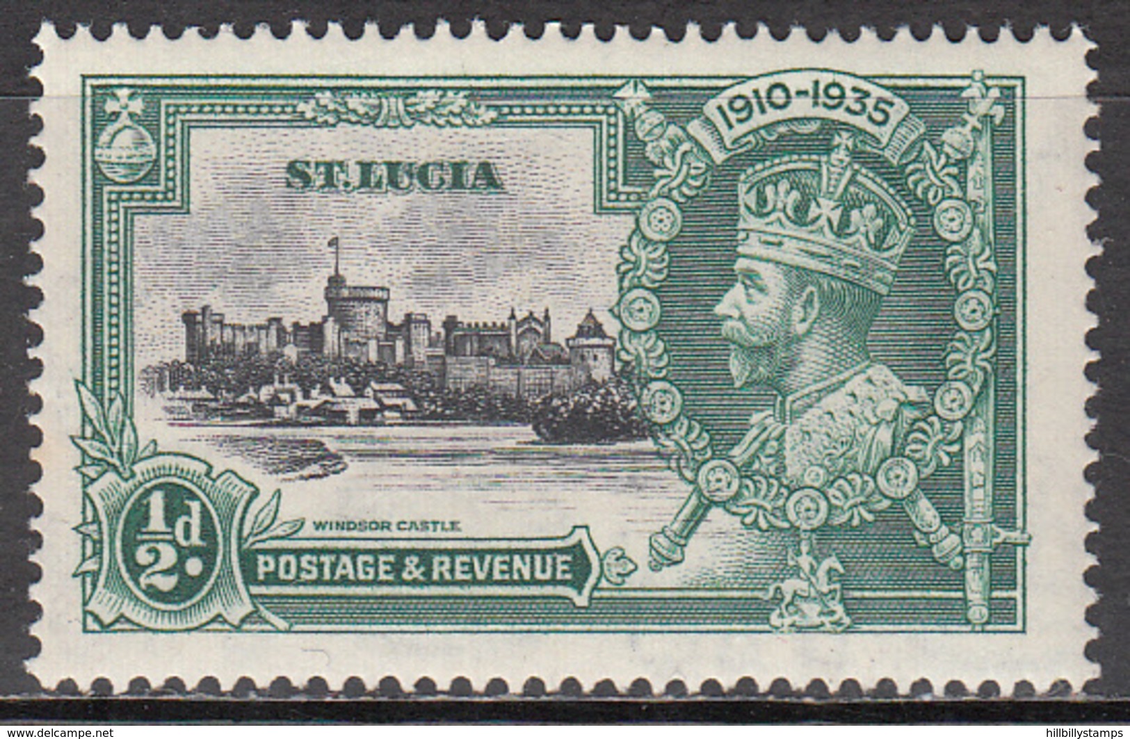 ST LUCIA     SCOTT NO. 91     MINT HINGED        YEAR  1935 - Ste Lucie (...-1978)