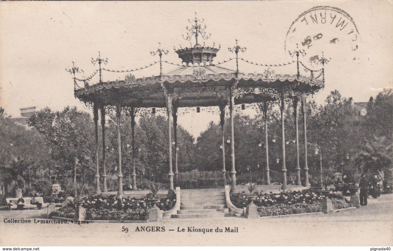 Cp , 49 , ANGERS , Le Kiosque Du Mail - Angers