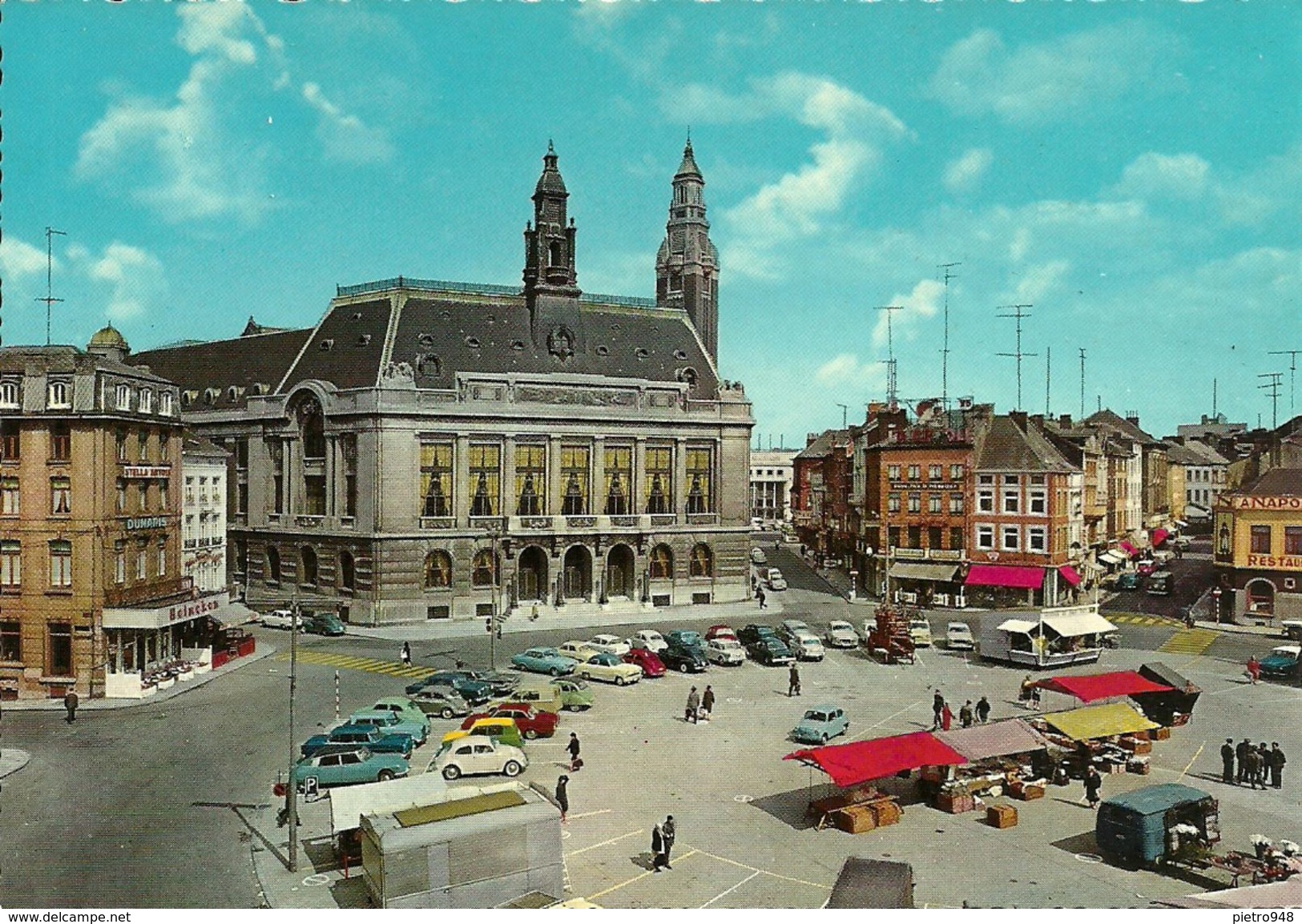 Charleroi (Hainaut, Belgio) Hotel De Ville, Town Hall, Municipio, Rathaus - Charleroi