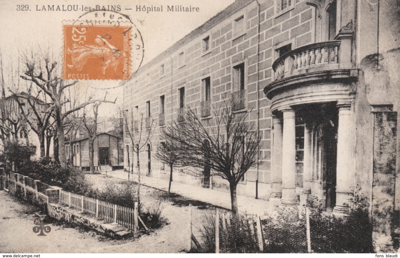 1929 - CPA - Lamalou-les-Bains (Hérault) - L'hôpital Militaire - FRANCO DE PORT - Autres & Non Classés