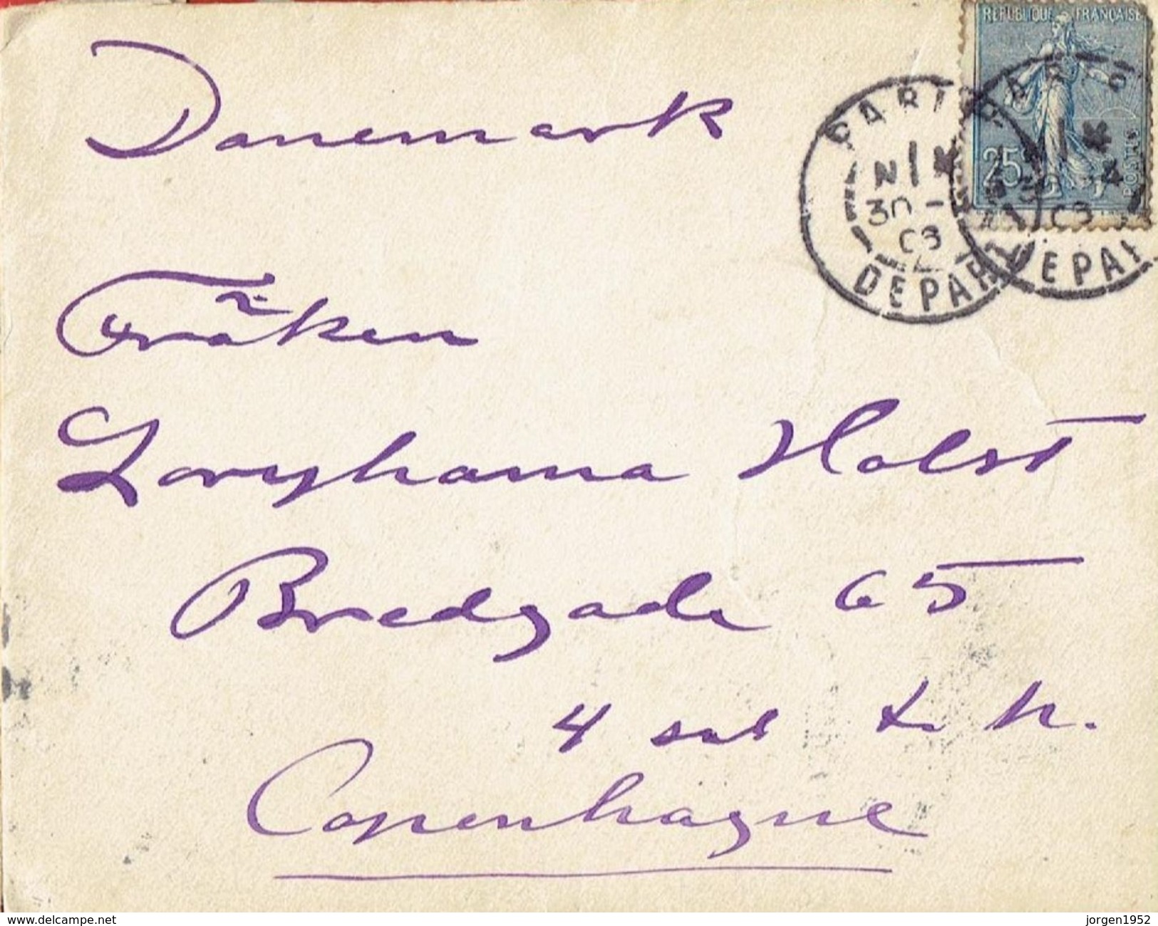 FRANCE #  LETTER FROM 1906 - Other & Unclassified