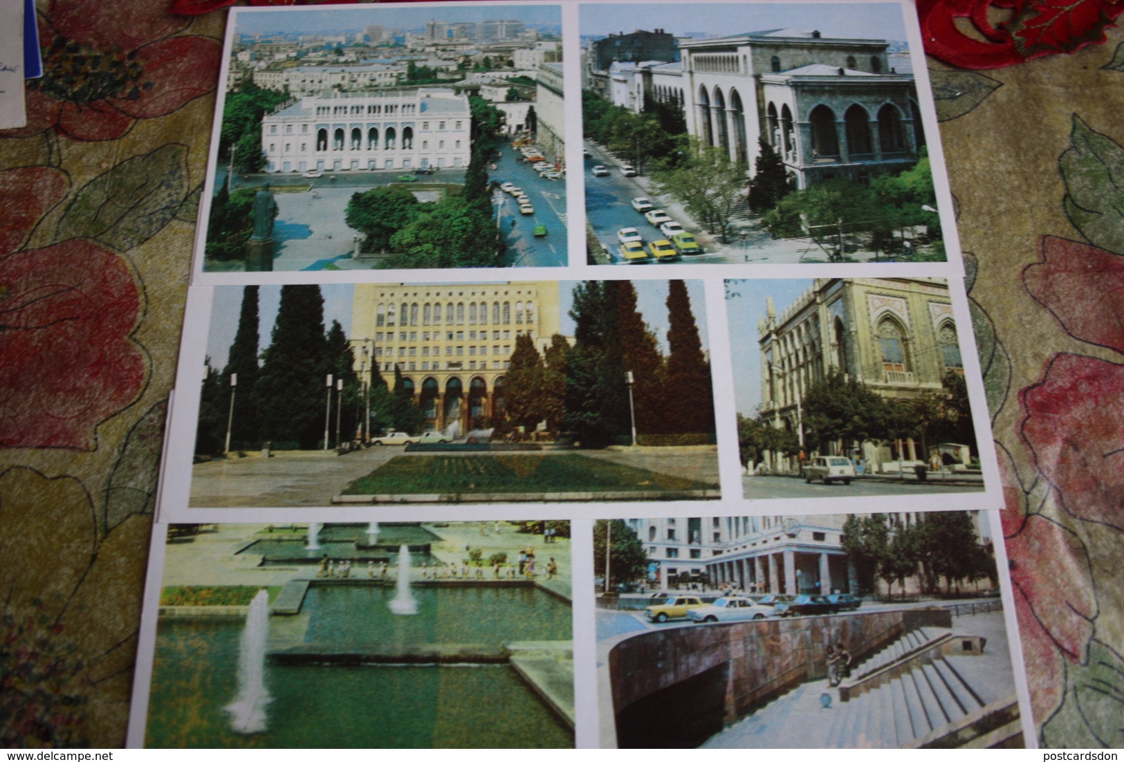 Big Lot - AZERBAIJAN. BAKU. 10 POSTCARDs  - 1970s - Folk Dance - Azerbaïjan