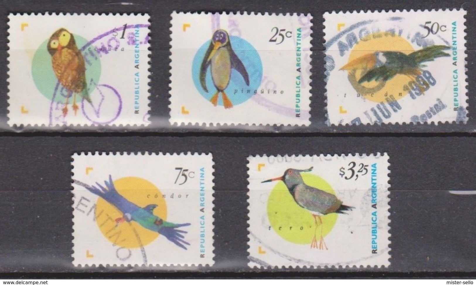 ARGENTINA 1995 AVES - BIRDS. USADO - USED. - Used Stamps