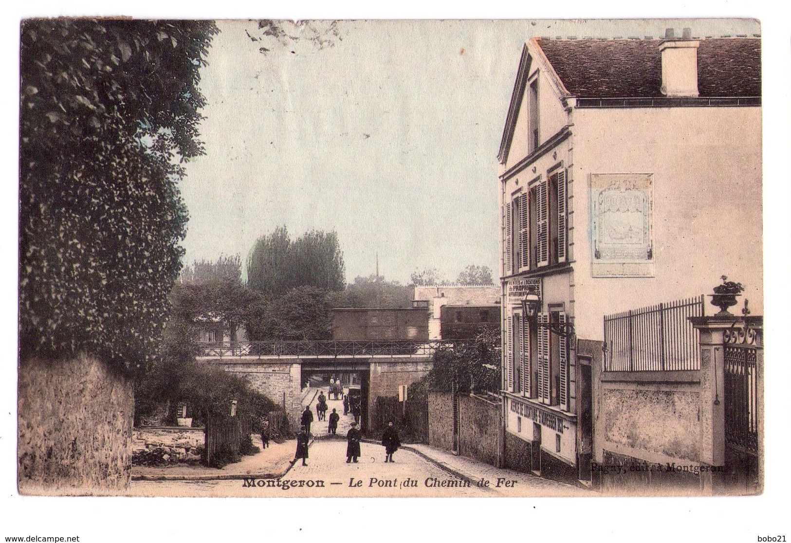 D027 - Montgeron - Le Pont Du Chemin De Fer - Paghny édit. à Montgeron - Montgeron