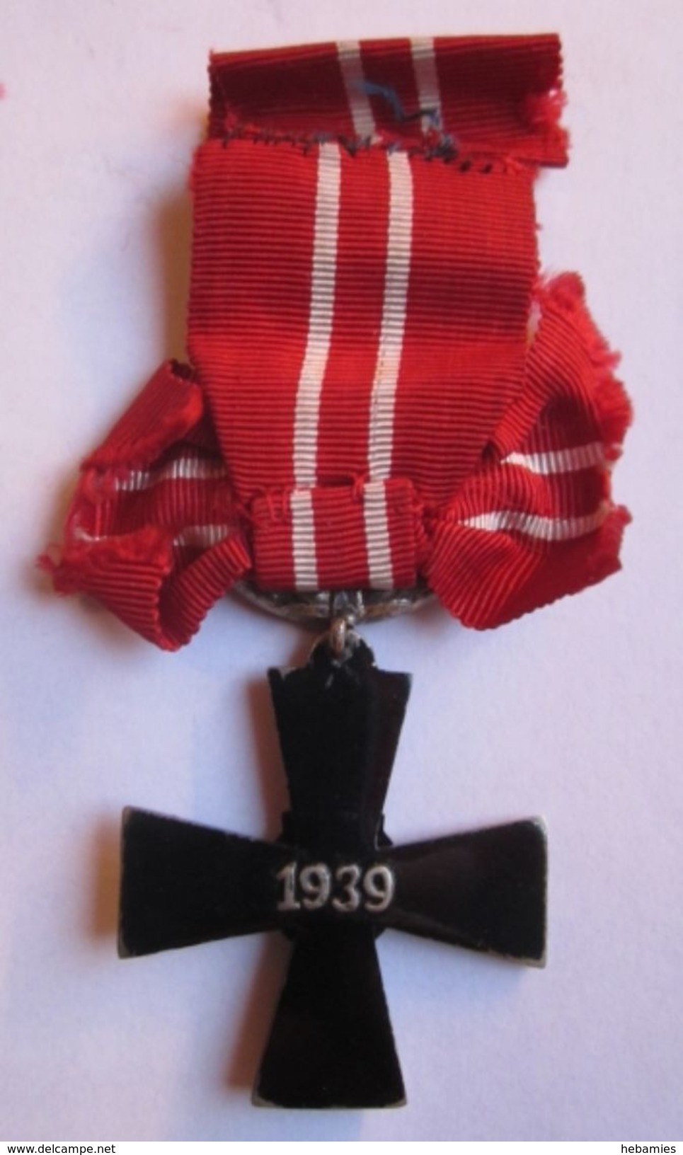 FINLAND - WINTER WAR - ORDER Of The CROSS Of LIBERTY 4th CLASS With SWORDS 1939 + RIBBON - - Autres & Non Classés