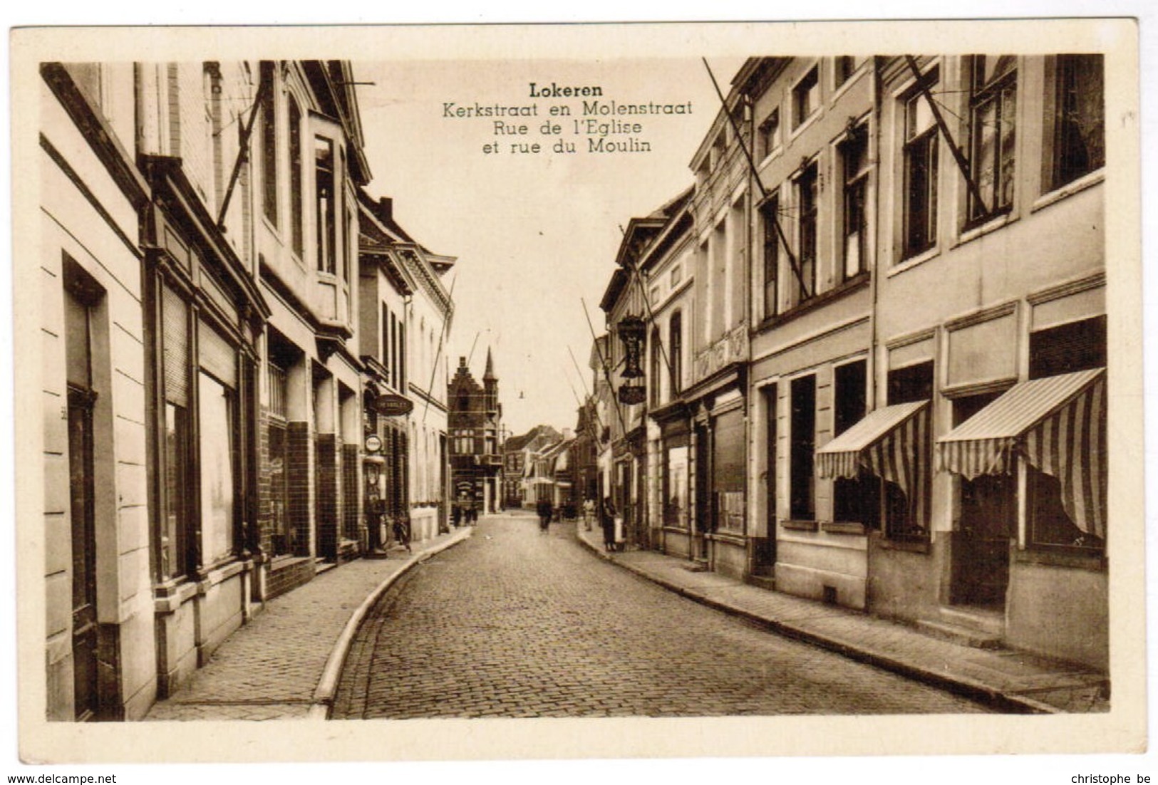 Lokeren, Kerkstraat En Molenstraat (pk41318) - Lokeren