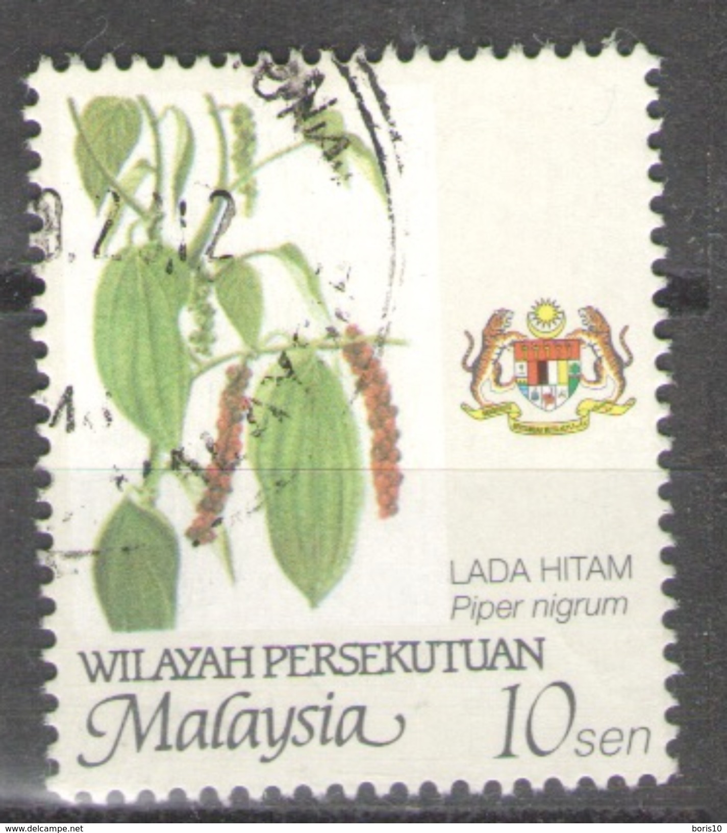 Malaysia Wilayah Persekutuan Used 2002 Farming - Value In "sen" Piper Nigrum - Malaysia (1964-...)