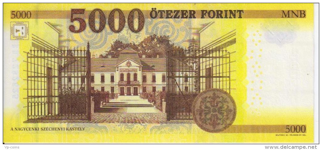 Hungary. Banknote. 5000 Forints. UNC. 2016 - Hongarije