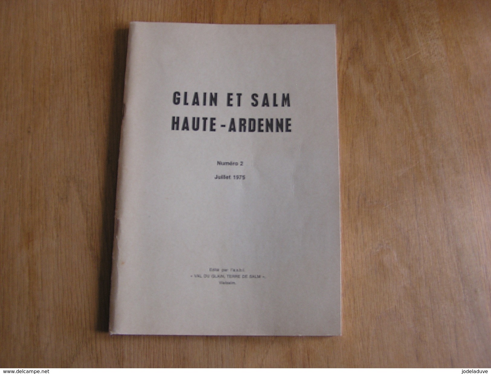 GLAIN ET SALM N° 2 Régionalisme Ardenne Vielsam Villages Disparus Bovigny Logbiermé Salmchâteau Rettigny Odrimont - Belgique