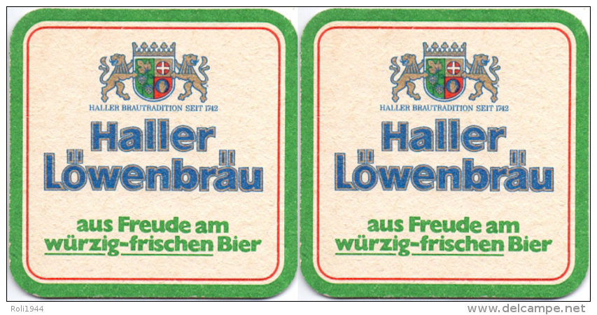 #D180-059 Viltje Haller Löwen Bräu - Sous-bocks