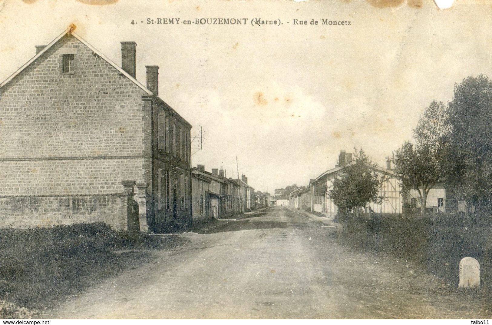 51 - Saint Remy En Bouzemont - Rue De Moncetz - Saint Remy En Bouzemont