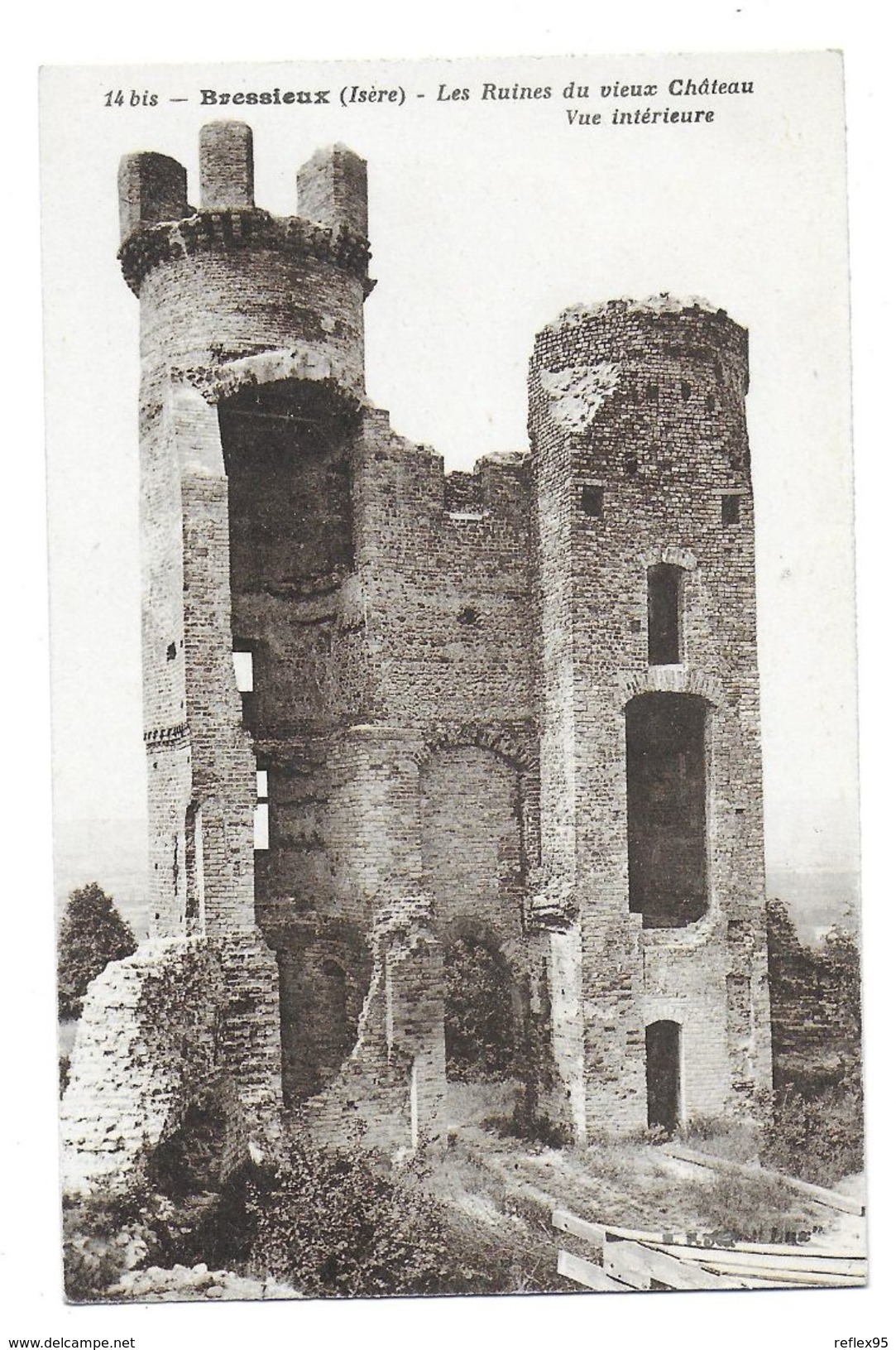 BRESSIEUX - Les Ruines Du Vieux Château - Vue Intérieure - Bressieux