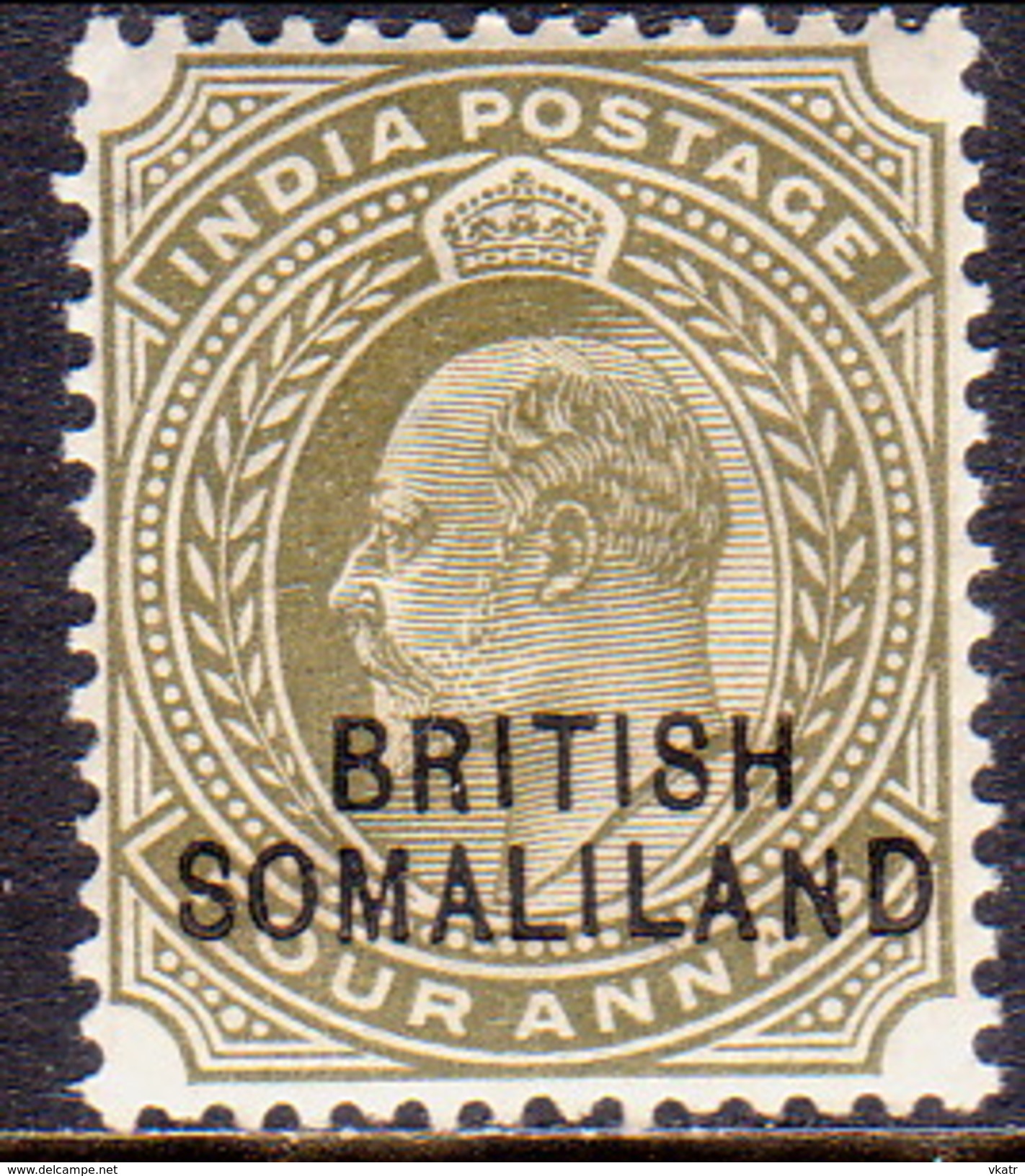 Somaliland Protectorate 1903 SG #29 4a MLH - Somaliland (Protectorate ...-1959)