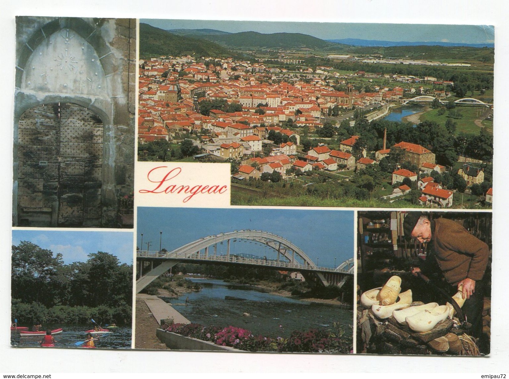 FRANCE- Carte Postale De LANGEAC (Haute Loire) Avec Cachet De BRIOUDE De 1987- Timbre Y&T N°2424 - Langeac