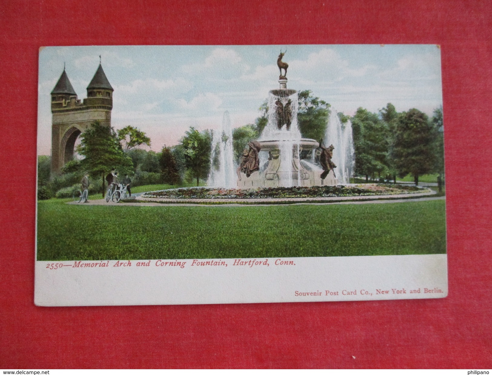 - Connecticut > Hartford -- Memorial Arch & Corning Fountain Ref 2757 - Hartford