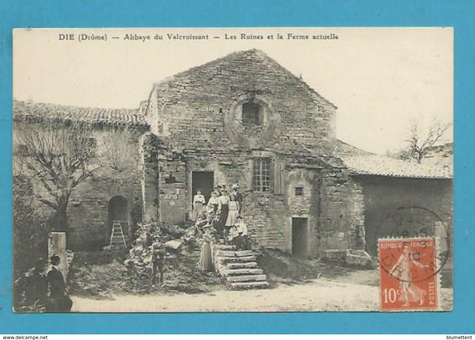 CPA Abbaye Du Valcroissant - Les Ruines Et La Ferme Actuelle DIE 26 - Die