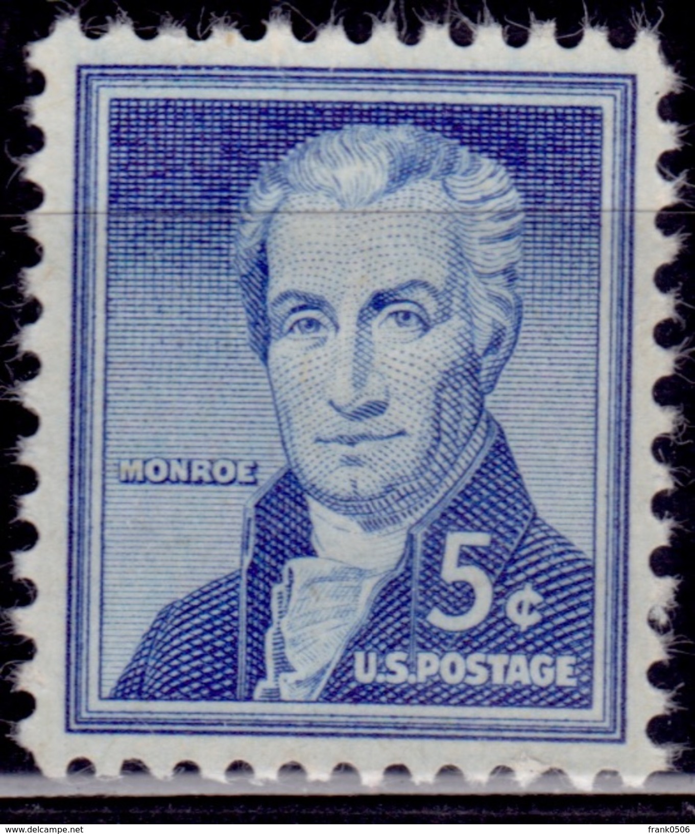 United States,1954-68, Liberty Issue, James Monroe, 5c, Sc#1038, MNH - Ungebraucht