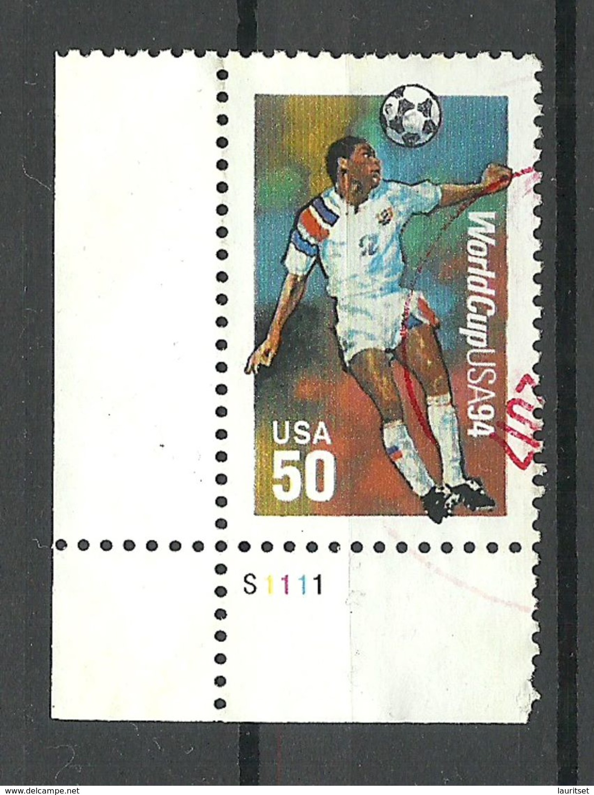 USA 1994 Soccer Football World Cup Michel 2459 O - 1994 – USA