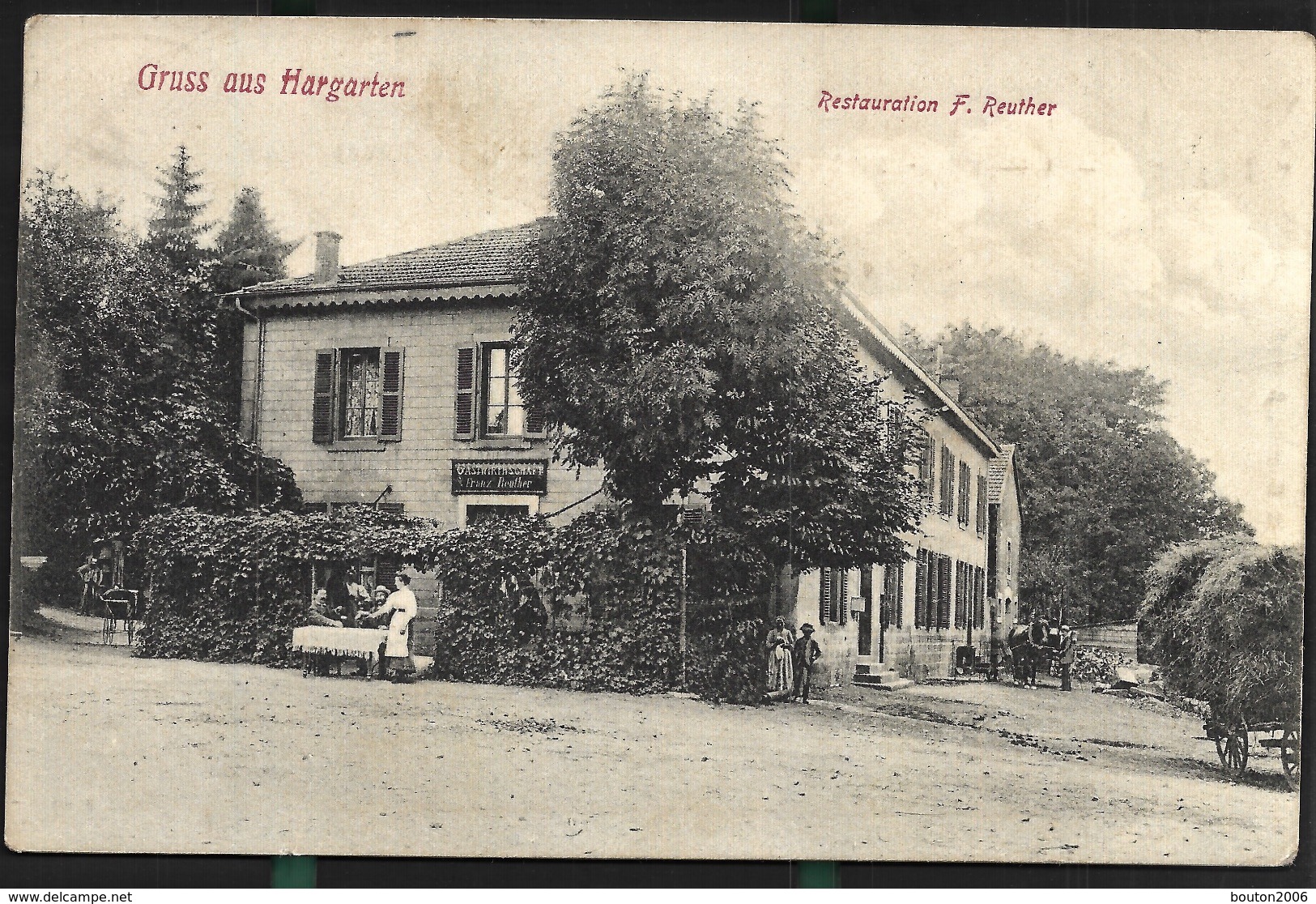 Hargarten 1909 Restauration Reuther Près De Creutzwald Falck Téterchen - Creutzwald