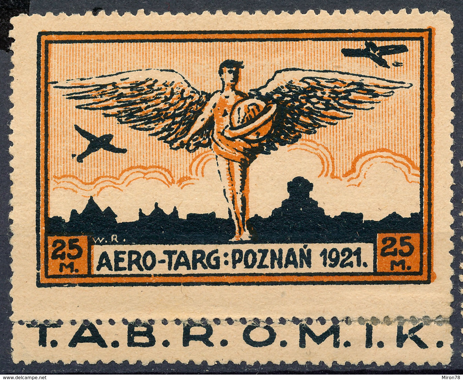 Stamp  POLAND POZNAN 1921 AIR MAIL - Ungebraucht