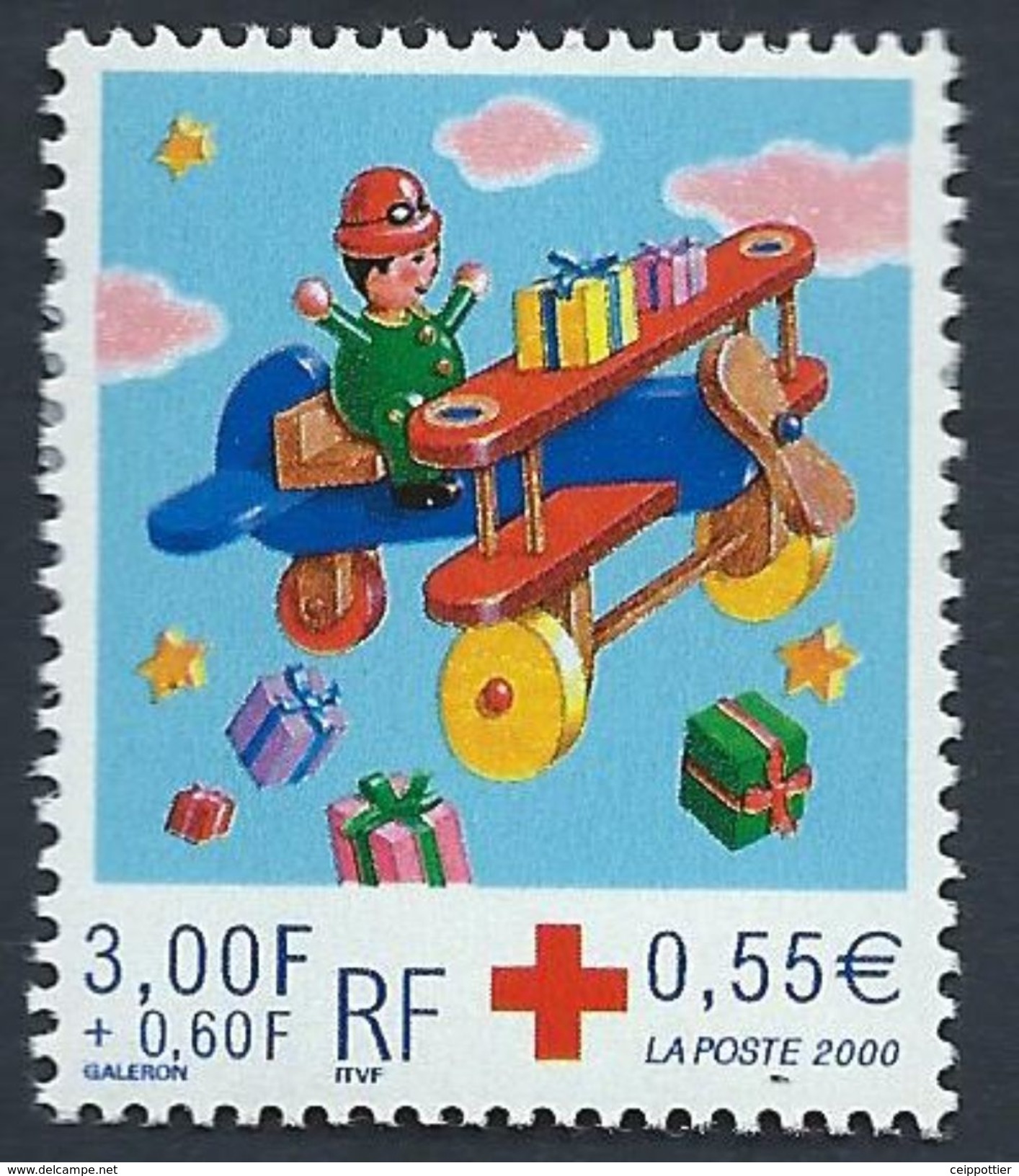 France Croix Rouge Fêtes De Fin D'année N°3362 Neuf Année 2000 - Ungebraucht