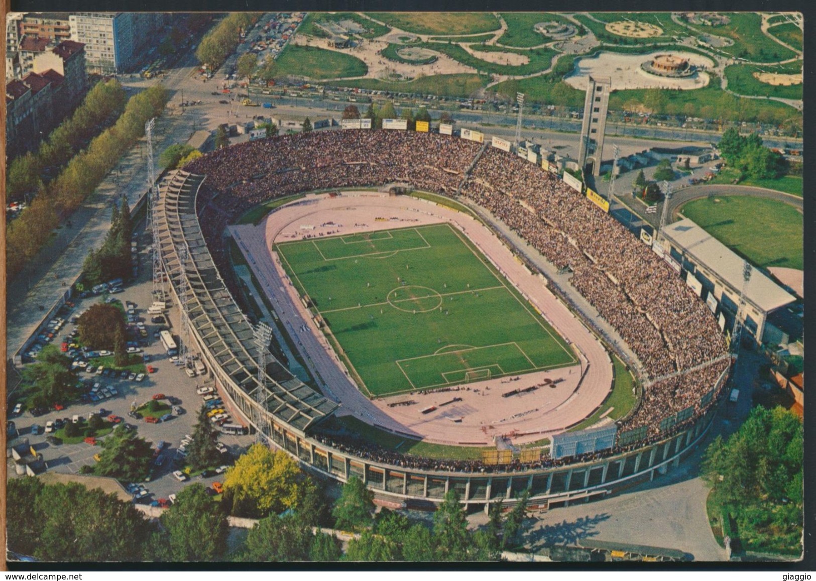 °°° 9866 - TORINO - VEDUTA AEREA DELLO STADIO - 1986 °°° - Stades & Structures Sportives