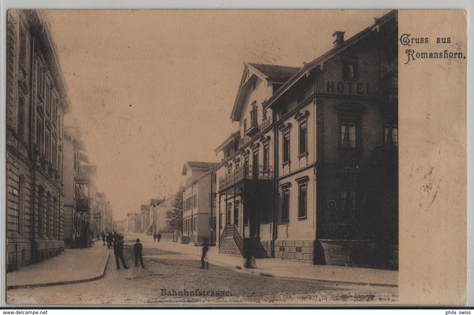 Gruss Aus Romanshorn - Bahnhofstrasse - Photo: Th. Zingg - Romanshorn