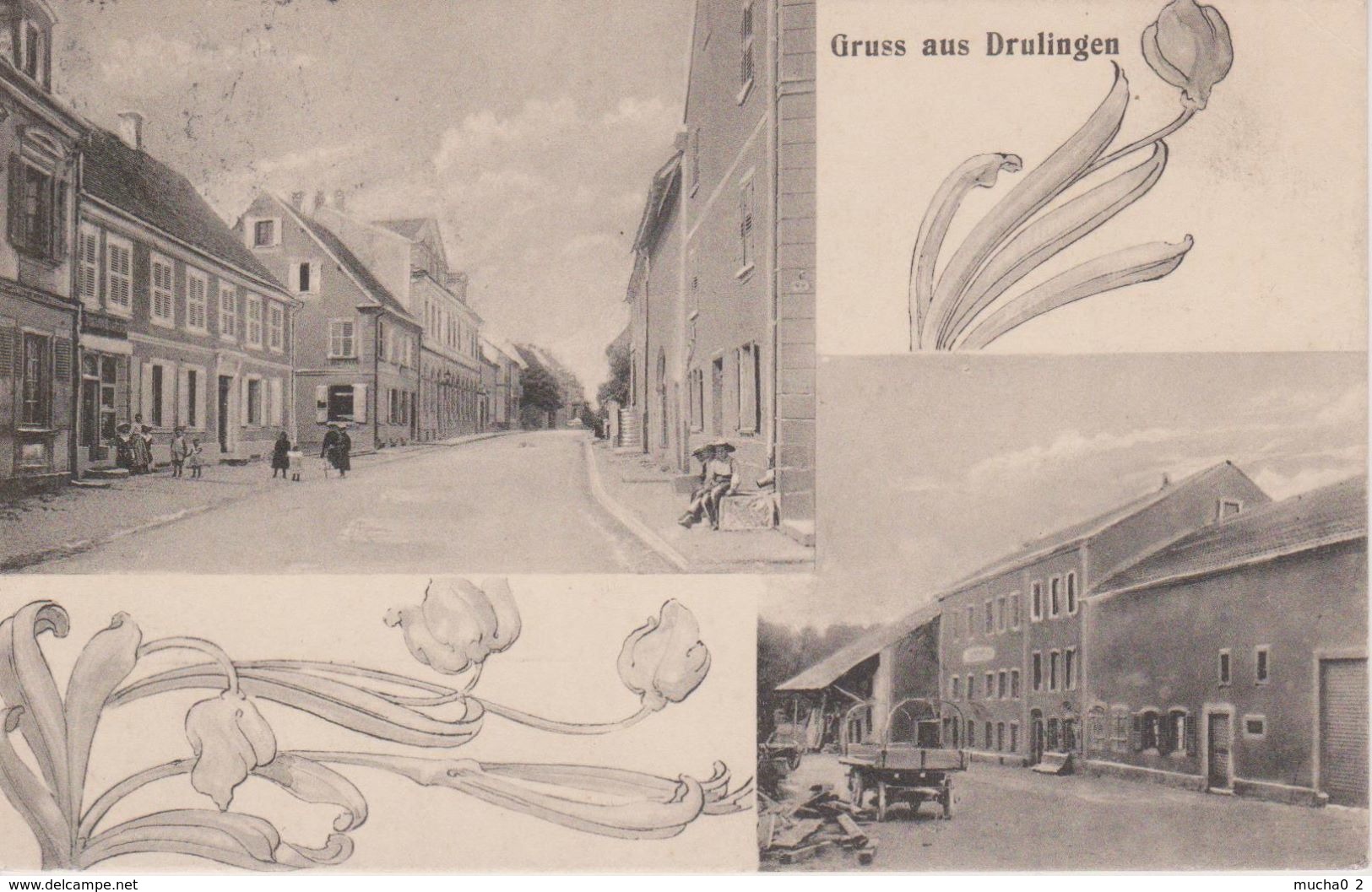 67 - DRULINGEN - 2 VUES - BELLE CARTE - Drulingen