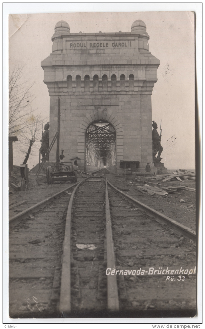 ROUMANIE - CONSTANTA - BRÜCKE - CARTE PHOTO ENVOYEE A MOYEUVRE FRANCE - VOIR ZOOM - Rumänien