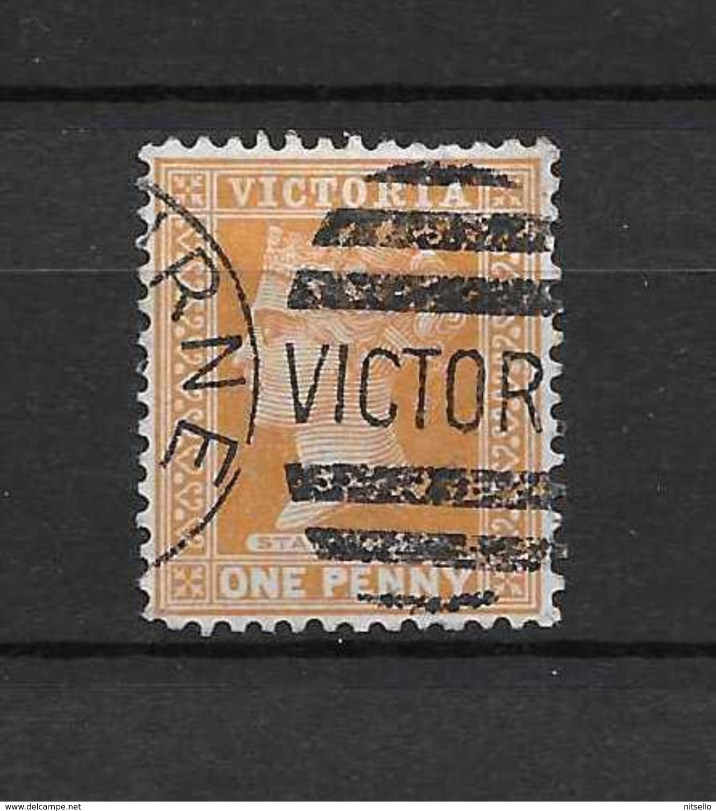 LOTE 1526   ///  (C006)  AUSTRALIA   VICTORIA - MATASELLO PARRILLA - Used Stamps