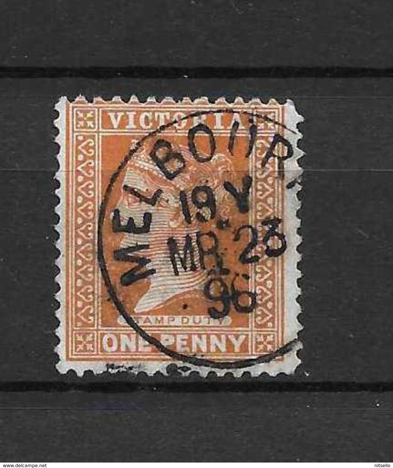 LOTE 1526   ///  (C006)  AUSTRALIA   VICTORIA   CON FECHADOR DE MELBOURNE - Used Stamps