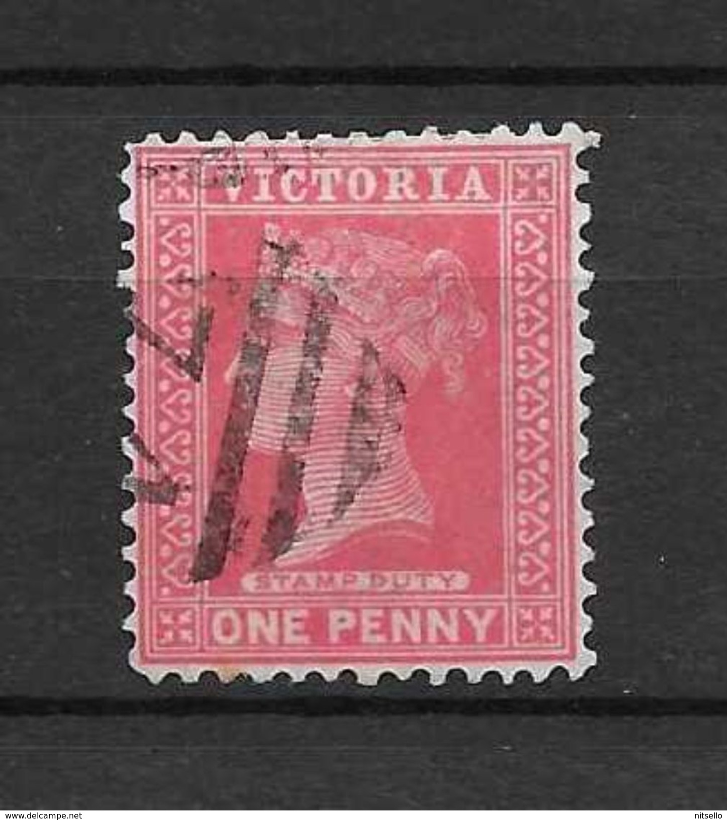 LOTE 1526   ///  (C020)  AUSTRALIA   VICTORIA  MATASELLO PARRILLA - Used Stamps