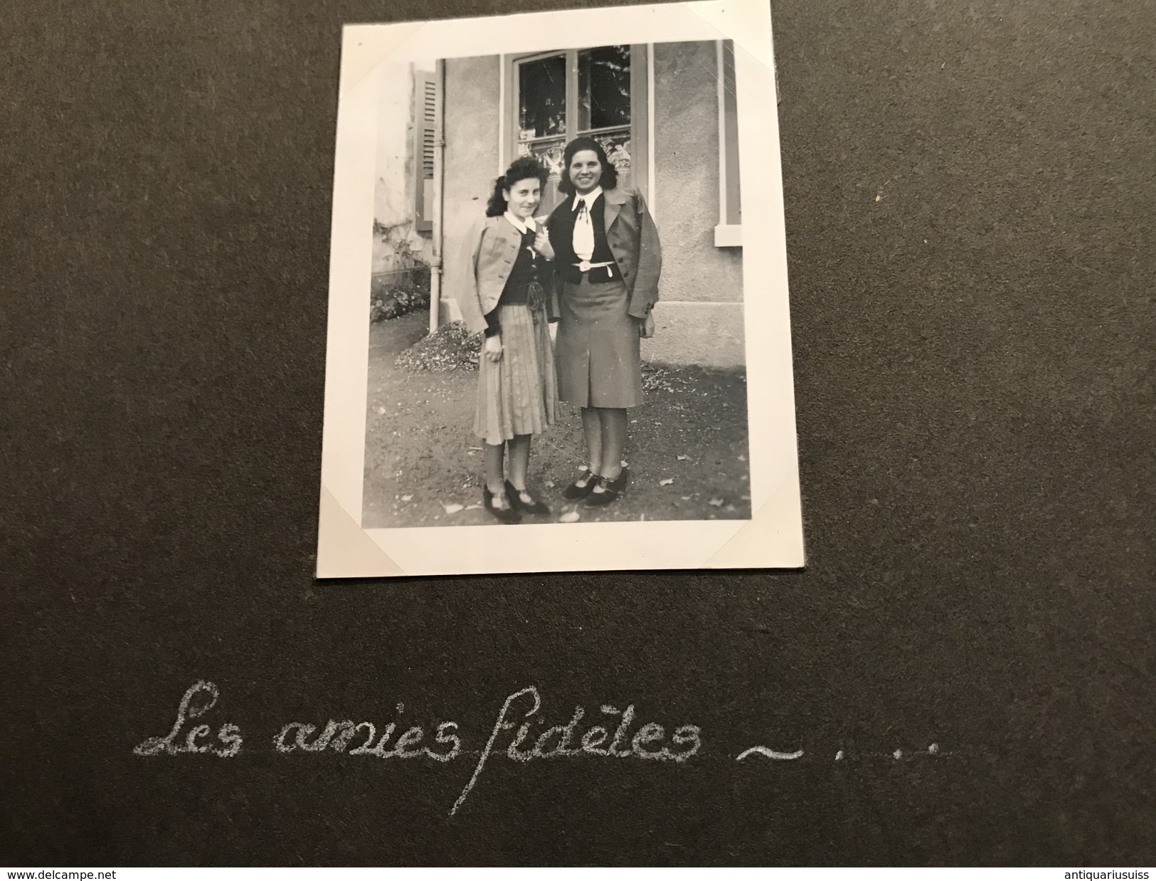 Album photo - Institut St-François de Sales - Châtel St-Denis  - 1940 - 1942 - Veveyse - Institut de jeunes filles