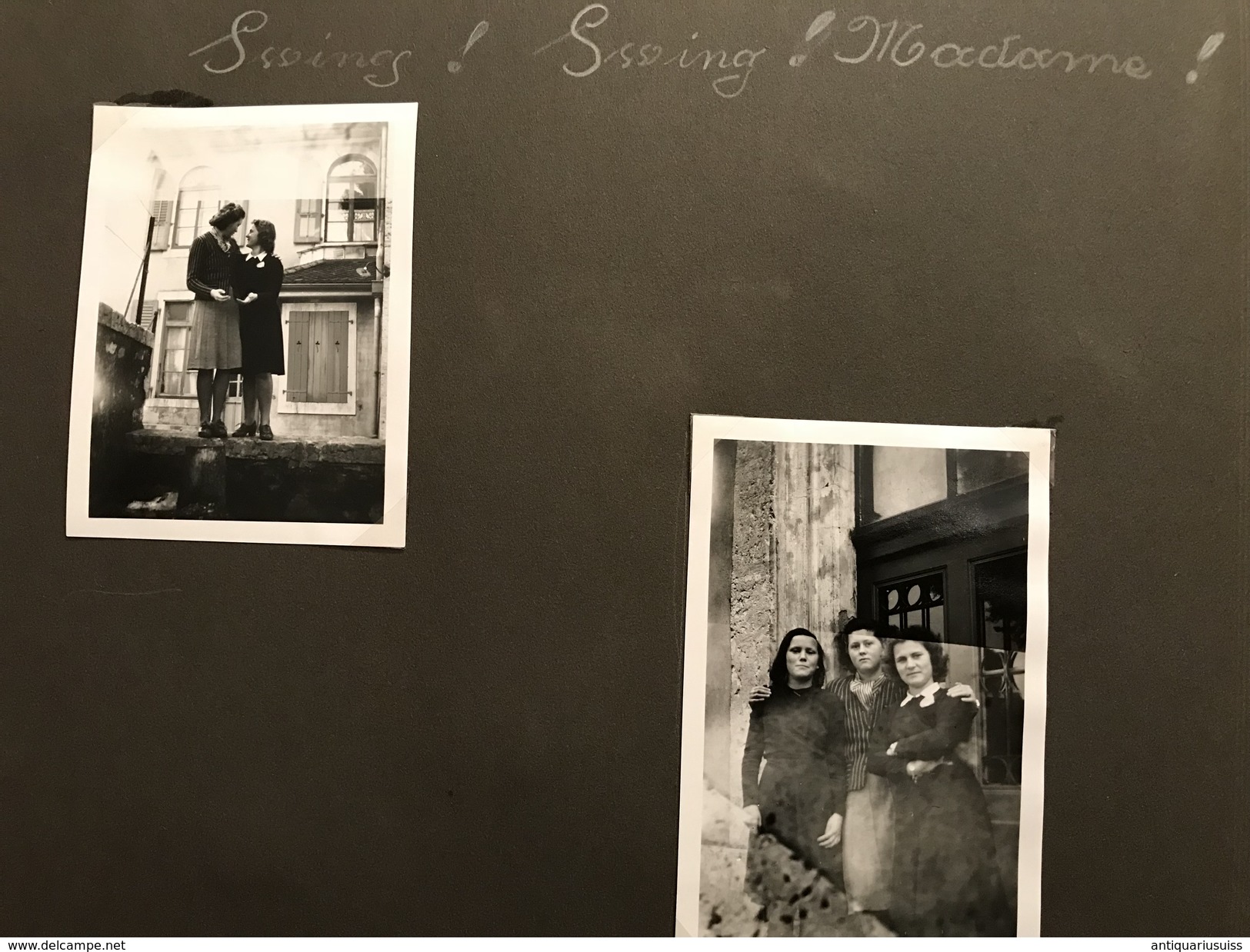 Album photo - Institut St-François de Sales - Châtel St-Denis  - 1940 - 1942 - Veveyse - Institut de jeunes filles