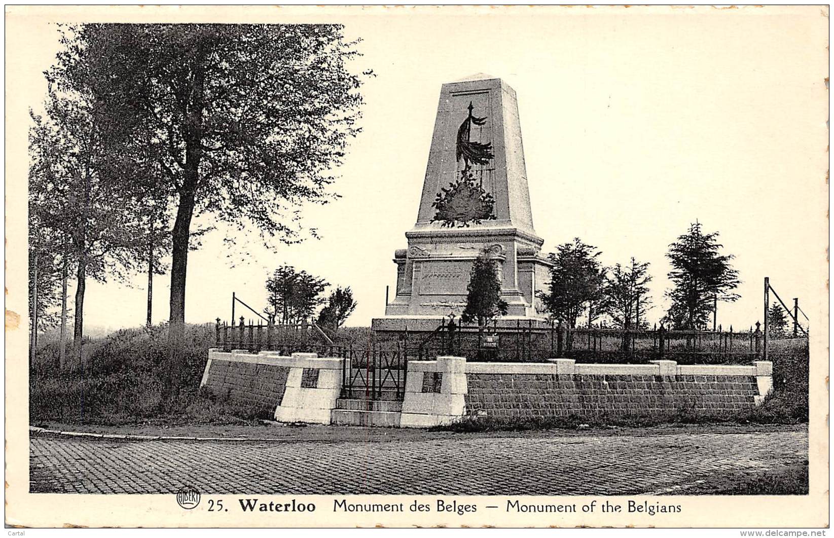 WATERLOO - Monument Des Belges - Monument Of The Belgians - Waterloo