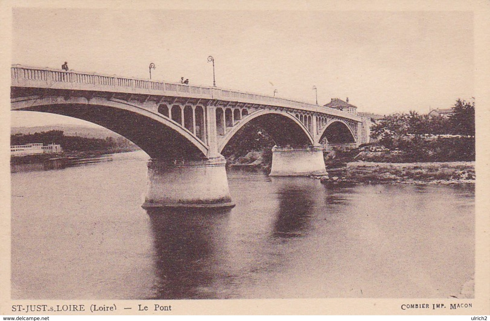 CPA St-Just-s-Loire - Le Pont (31919) - Saint Just Saint Rambert