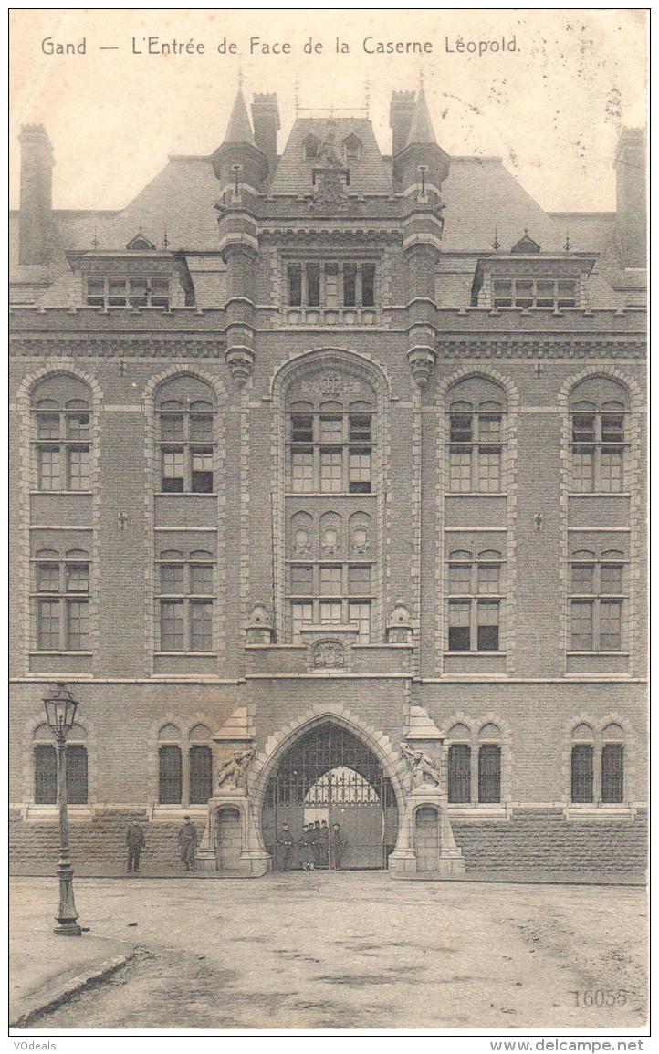 Gent - Gand - CPA - L'entrée De Face De La Caserne Leopold - Gent