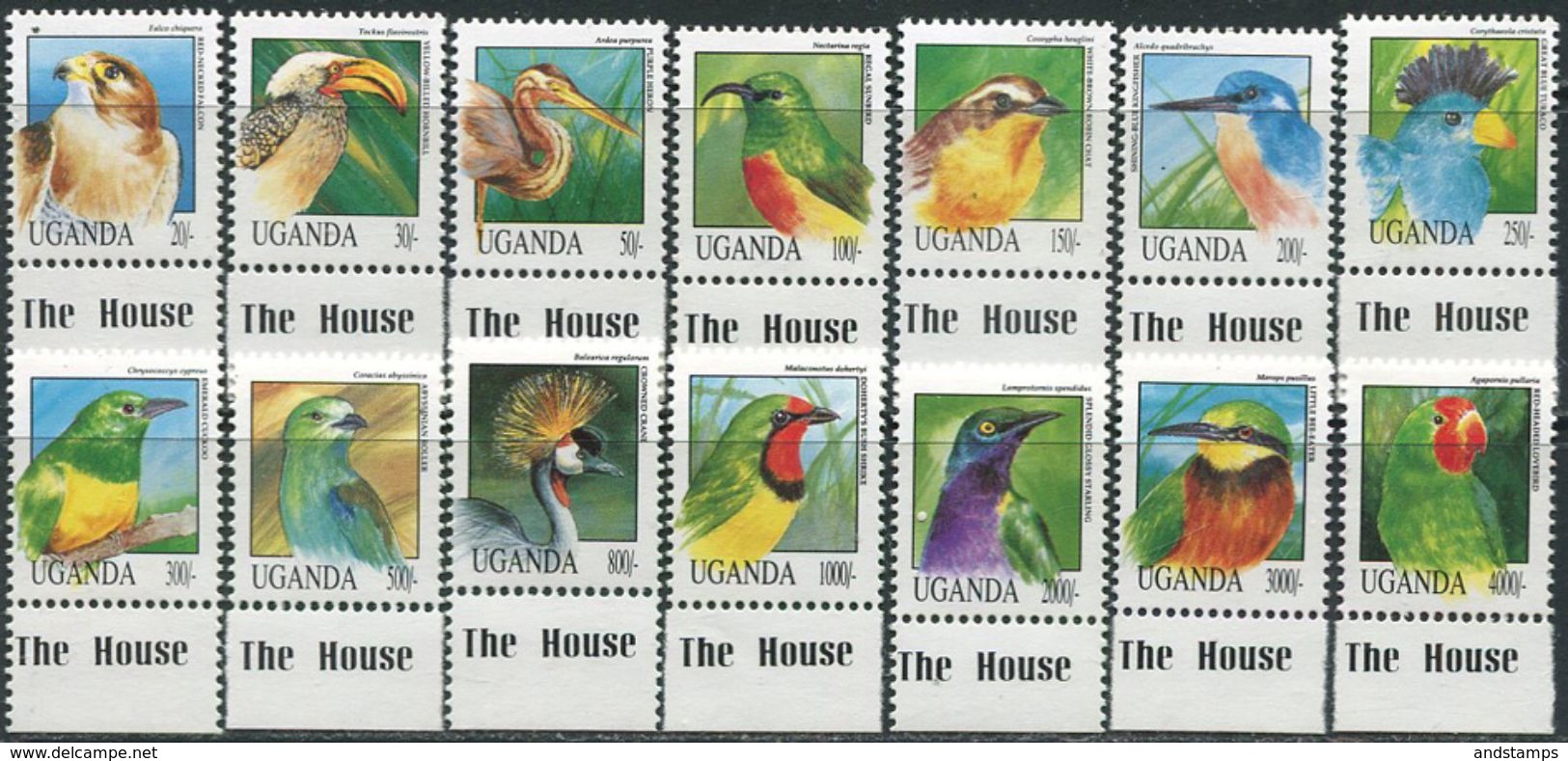 Uganda 1992. Michel #1141/54 MNH/Luxe. Birds (Ts17/B25) - Otros & Sin Clasificación