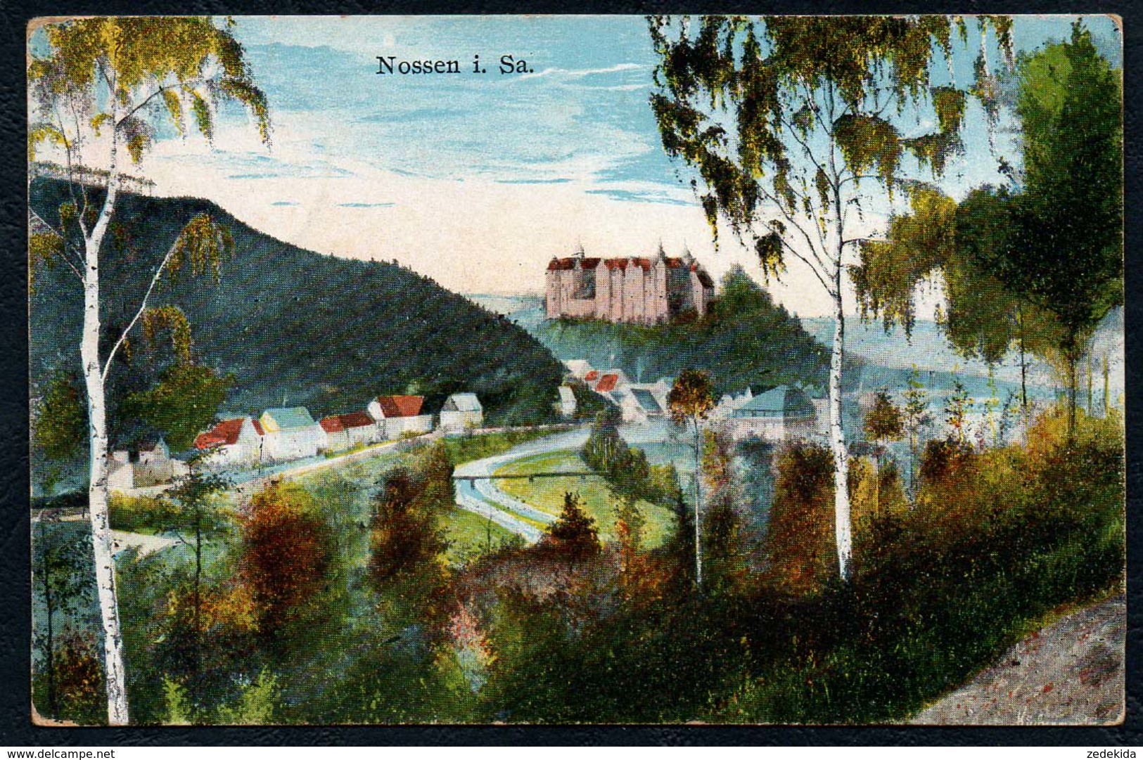 A9811 - Nossen - Burg Schloß - Gel 1940 - Nossen