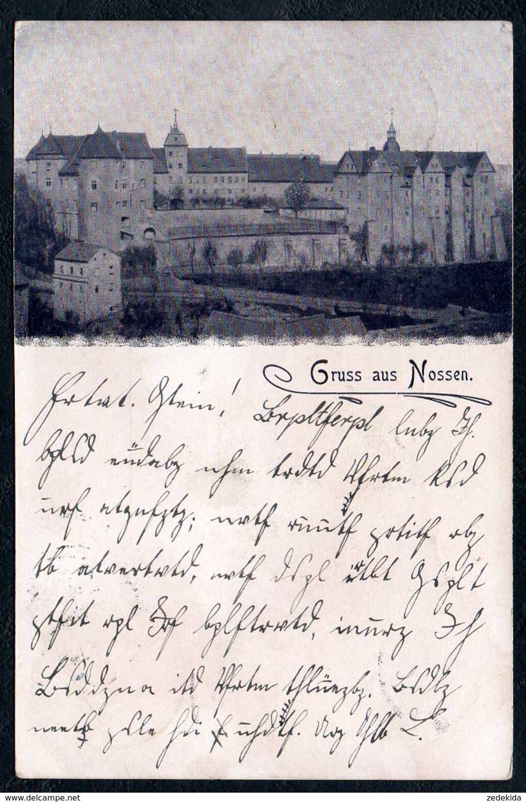 A9812 - Gruß Aus Nossen - Burg Schloß - Gel 1899 - Nossen