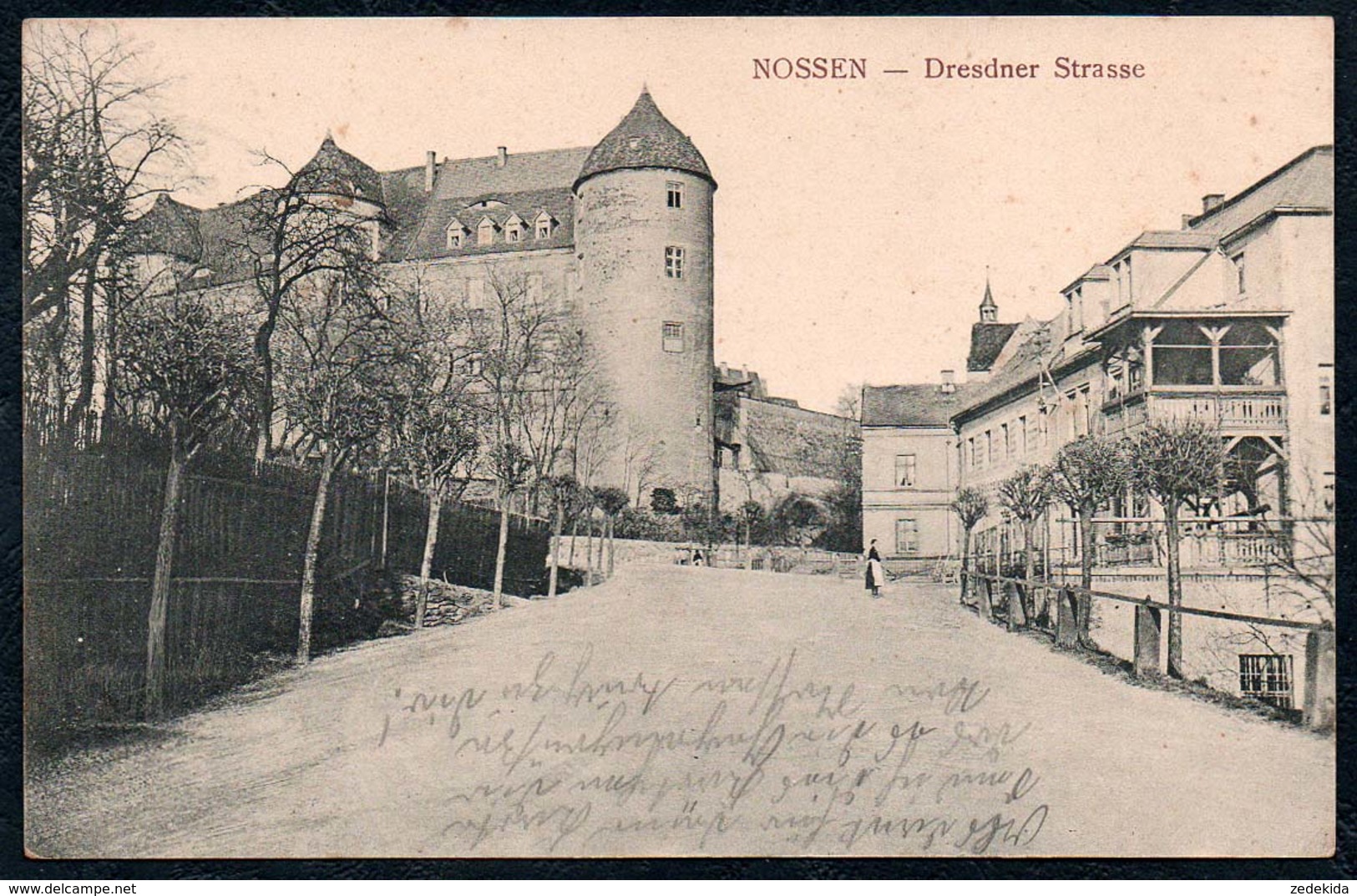 A9815 - Nossen - Dresdner Straße - Gel 1909 - Hermann Seibt Meissen 2499 TOP - Nossen