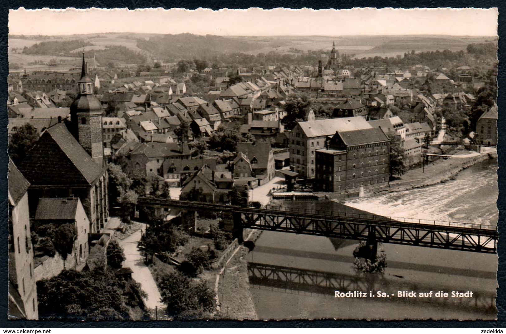 A9825 - Rochlitz - Blick Auf Die Stadt - Kallmer - Gel Sonderstempel TOP - Rochlitz