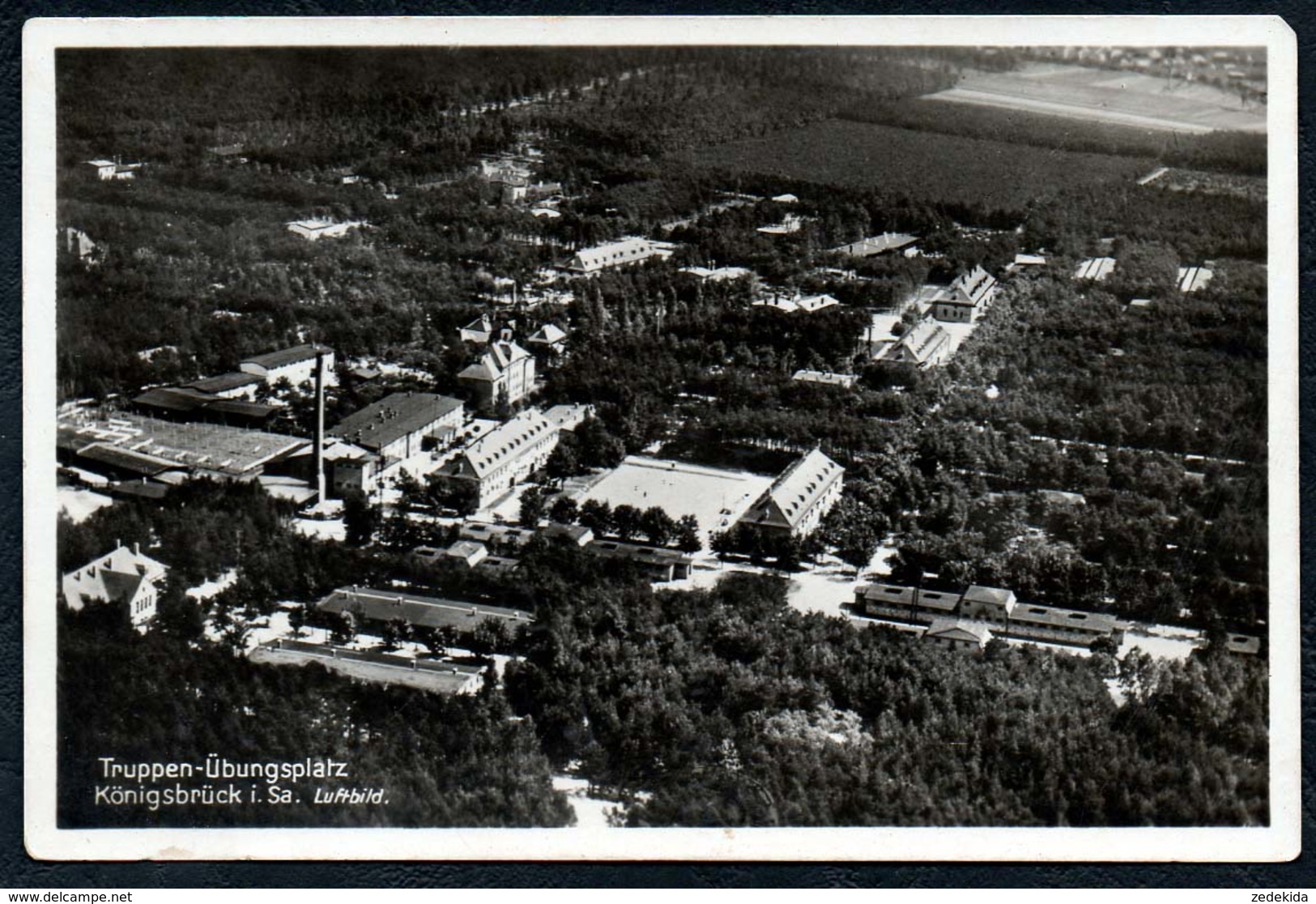 A9833 - Königsbrück - Truppen übungsplatz - Luftbild Flugzeugaufnahme - Adam - Gel 1910 - Koenigsbrueck