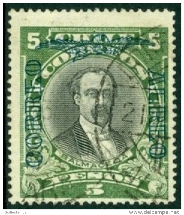 CHILE 1928-32  AIR MAILS, 5p BALMACEDA, USED - Chile