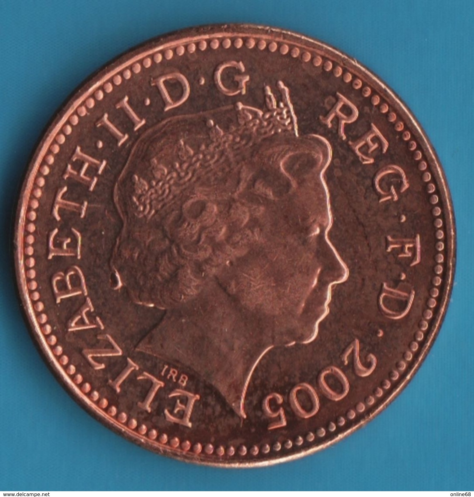 GB 1 PENNY 2005 QEII - 1 Penny & 1 New Penny