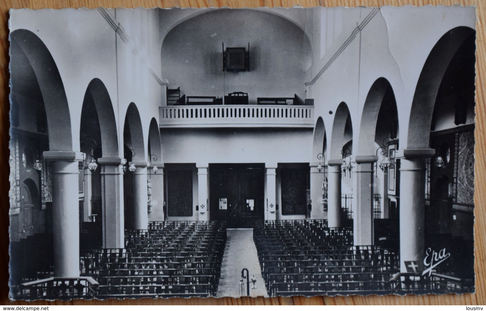 Orléansville - Entrée De L'Eglise - Vue Du Choeur - Légers Plis (haut Droite) - (n°9534) - Chlef (Orléansville)