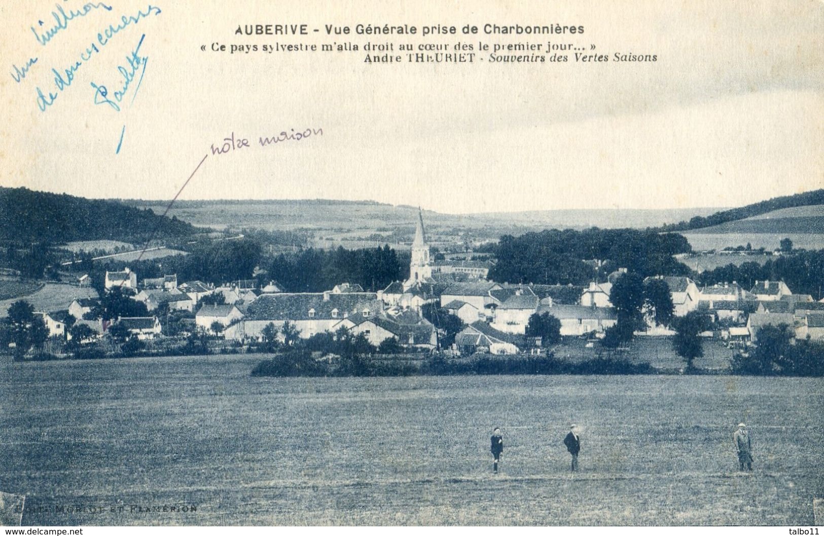 52 - Auberive - Vue Générale Prise De Charbonnières - Auberive