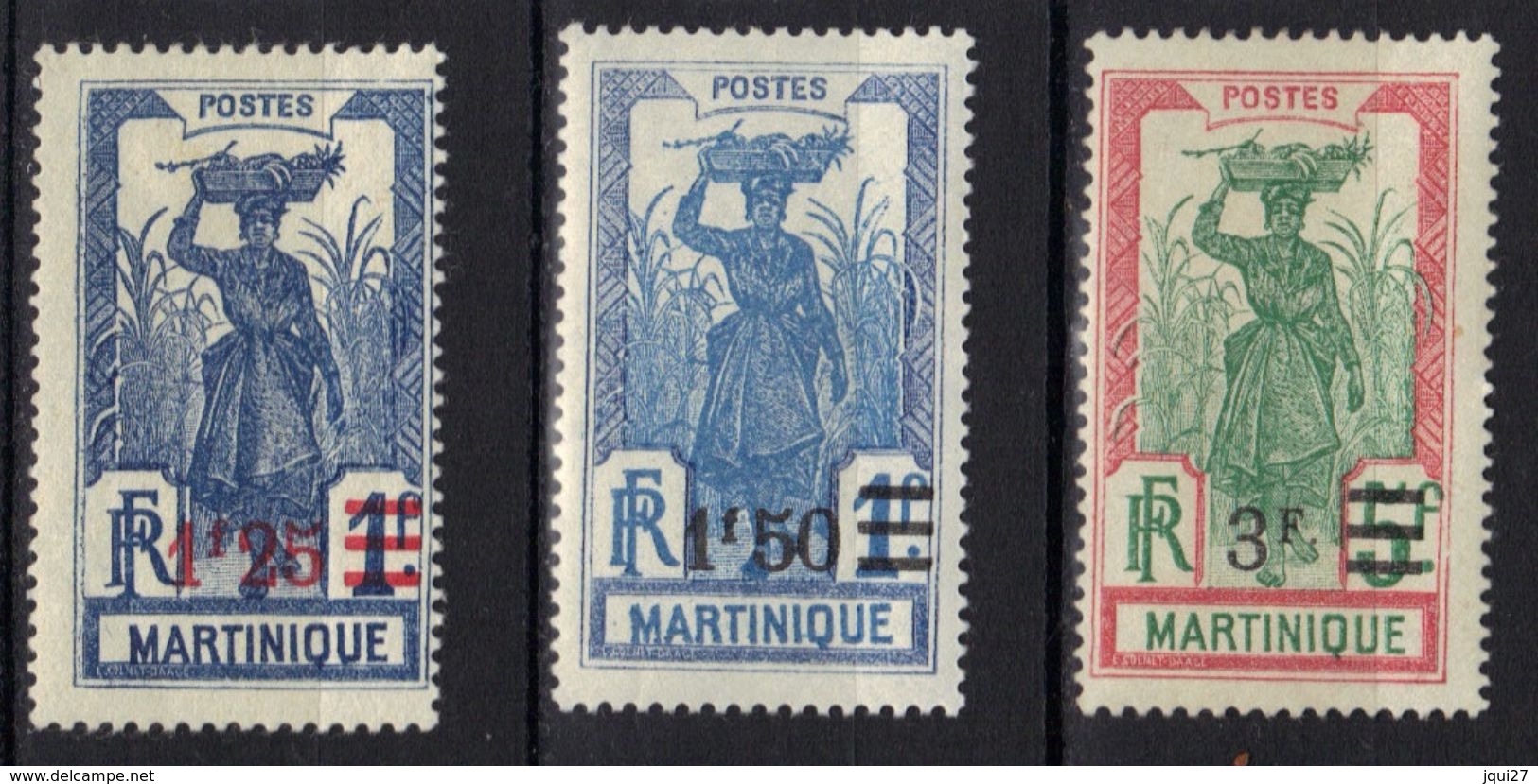 Martinique N° 115 - 117 * - Nuovi