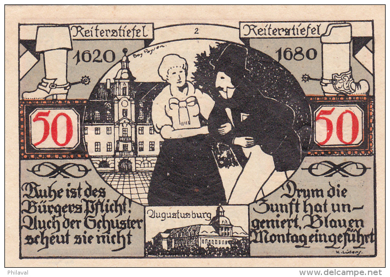 Notgeld  : 50 Pfennig  - Stadt WEISSENFELS - Autres & Non Classés