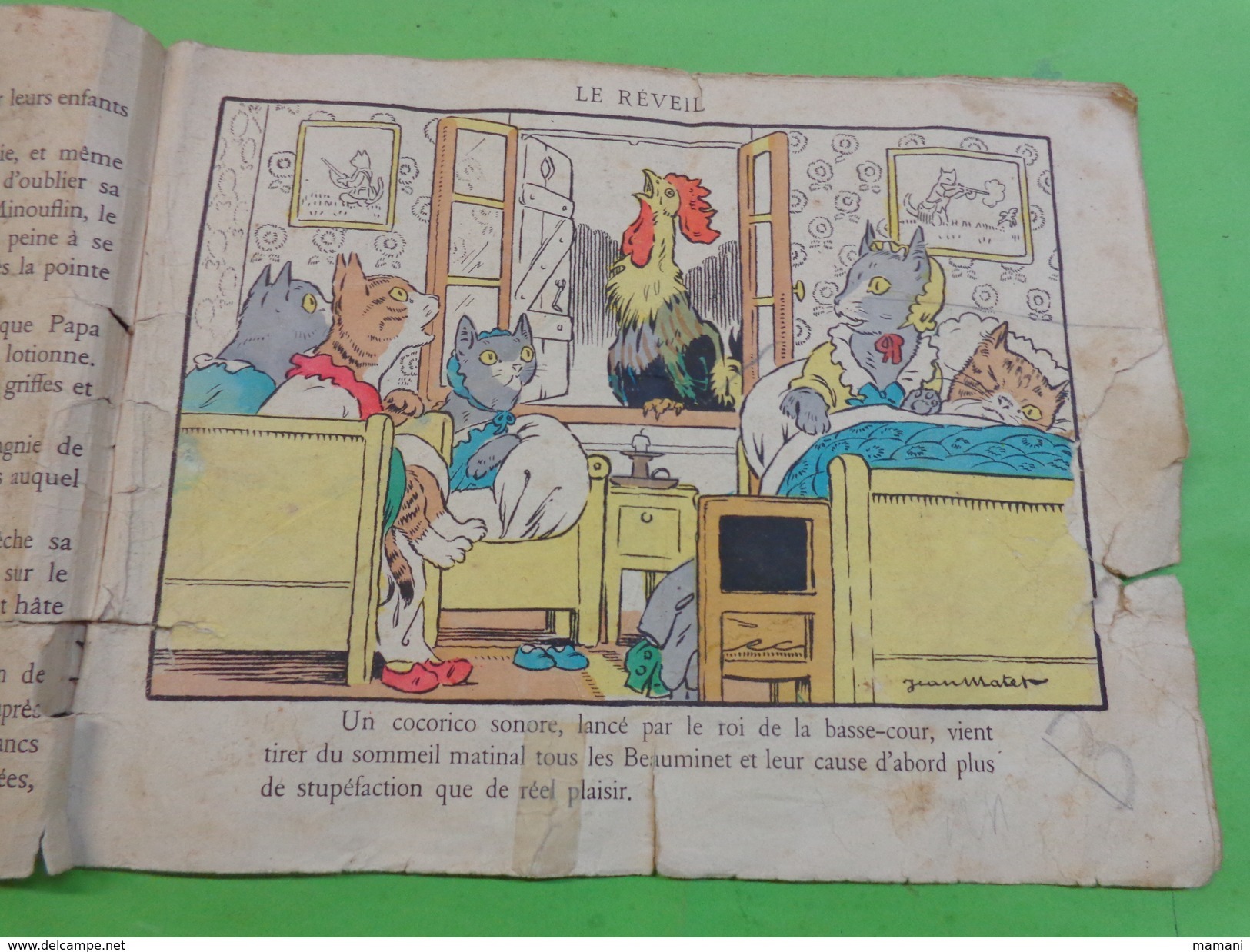 Les Minets En Vacances N°2353 AC Editeur Paris Illustrateur Jean Maset -animaux Humanises - Other & Unclassified